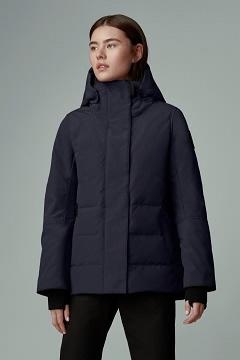 Chamarras Canada Goose Mujer Outlet - Lyndale Abrigos Black Label Azul Marino UZ8927015